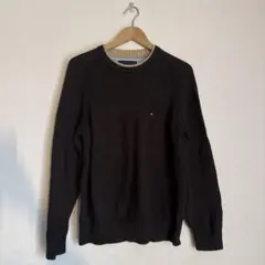 TOMMY HILFIGER ダークブラウン セーター M