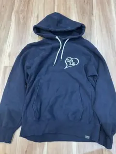 1 MINUTE 1 SECOND ネイビー パーカー S