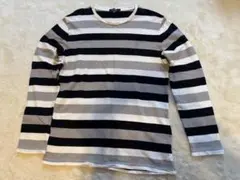 BLACK LABEL CRESTBRIDGE 長袖カットソー ボーダー　Lのサムネイル