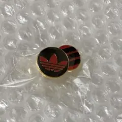 ヴィンテージ adidas アディダス ロゴ トレフォイルマーク ピンバッジ