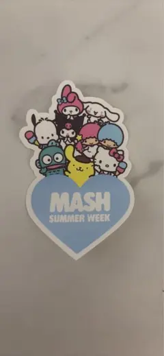 サンリオ MASH SUMMER WEEK ステッカー