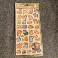 ボンボンドロップシール 柴犬 芝犬 和柄 クーリア オリジナル