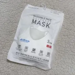 【新品未使用】ユニクロ エアリズム こども用マスク Sサイズ 3枚入り ホワイト