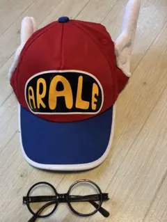 Dr.スランプ アラレちゃん キャップ メガネセット