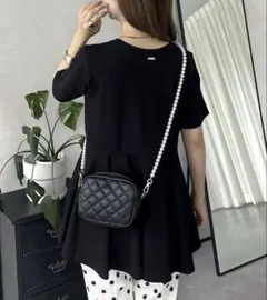 prose verse バックメタルペプラムフレアTシャツ