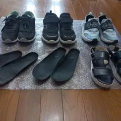 キッズ スニーカー サンダル まとめ売り 4足セットのサムネイル