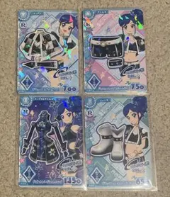 アイカツアンコール　クール　レアカード　4枚　あおい　まとめ売り