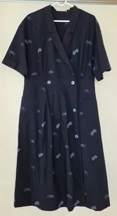 mina perhonen choucho 刺繍 ロングシャツワンピース 36 - メルカリ