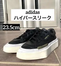 adidas アディダス ハイパースリーク 厚底 スニーカー 黒 23.5cmのサムネイル