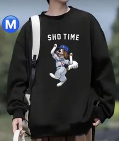 【新品/Mサイズ】大谷翔平 デコピン SHO TIME トレーナー ドジャース