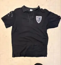 Champion ブラック ポロシャツ Mサイズ