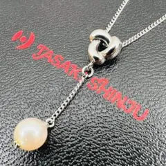 【極美品】TASAKI ネックレス 本真珠 パール 925 シルバー Y字