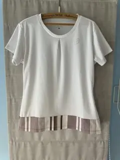 prince L ホワイト Tシャツ ストライプ柄