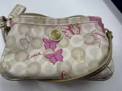 Coach コーチ　バタフライプリント ポーチ
