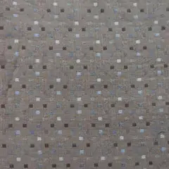先染め生地 茶系 約110cm×80cm
