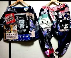 かわいいだけじゃだめですかぁ❓ネコちゃんいっぱーい♥noセットアップ♪