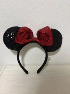 ミニーマウス スパンコールカチューシャ