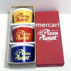 トイストーリー ピザプラネット ソースカップ 3点セット リトルグリーンメン