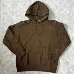 “美品“ ジーユー（GU）ヘビーウェイトスウェットパーカー　Mサイズ　ブラウン