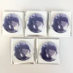 鈴*原様 プロセカ 朝比奈まふゆ グリッター缶バッジ 4a ペイルカラー