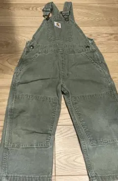 carhartt オーバーオール　2T カーキ