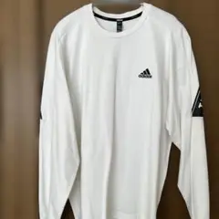 adidas ロングスリーブカットソー ホワイト