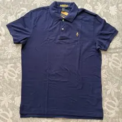新品未着　RALPHLAUREN RUGBYポロシャツ　ネイビーLサイズのサムネイル