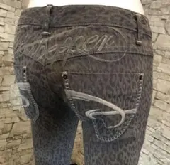 新品　サンプル　レッドペッパー　26 インチ　スキニー　豹柄