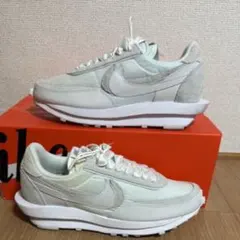 NIKE × SACAI LDWAFFLE “TRIPLE WHITE”