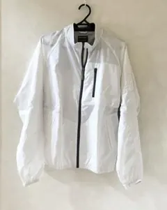 スポーツブルゾン長袖白