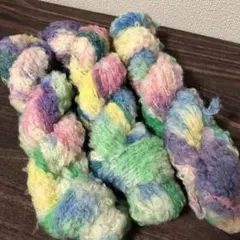 グラデーションウールヤーン フープヤーン3かせ