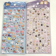 犬　ぷっくりシール　2種