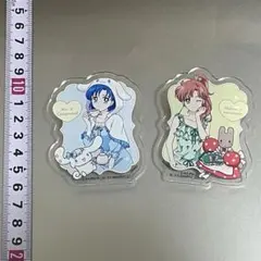 セーラームーン アクリルクリップ あみ×シナモロール まこと×マロンクリーム