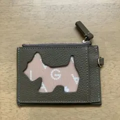 新品未使用　AGATHA 犬型カットアウト カードケース　コインケース