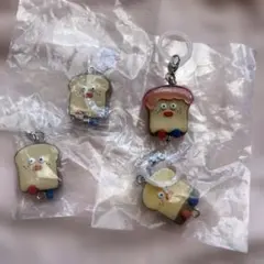 食パンキャラクター カプセルトイ 4個セット
