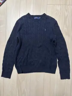 Polo Ralph Lauren ネイビー ケーブルニット