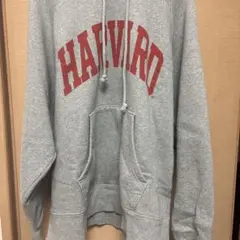 ロゴ入り グレー パーカー