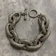 希少】 ANNE KLEIN ヴィンテージ ゼブラ柄 エナメル ブレスレット 