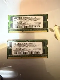 BUFFALO D3N1600-4GX2/E 4GB DDR3メモリのサムネイル