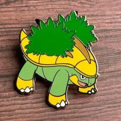 【 海外ポケモンセンター限定 !! 】ハヤシガメ ポケモン 金属製 ピンバッジのサムネイル