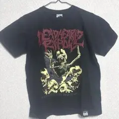 古着 Y2K グランジ ドクロ 骸骨 英字 Tシャツ