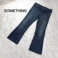 美品 SOMETHING ヴィーナスジーン 日本製 フレア デニムパンツ 26