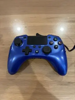 青色 有線コントローラー PS4互換
