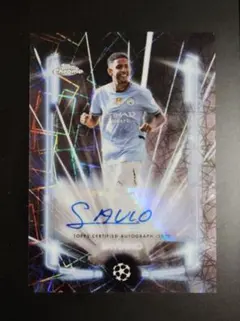 topps サヴィーニョ 直筆サイン auto BRASIL マンC UCL