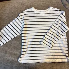 ZARA＊　ボーダーカットソー　6-7y 120cm