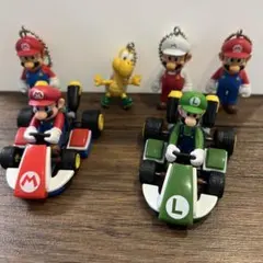 マリオカート ミニカー キーホルダー セット