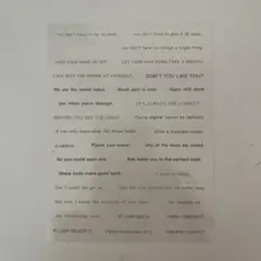 英語メッセージシール 3枚セット