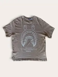 A BATHING APE シャーク Tシャツ ベージュ Lサイズ