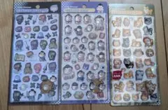 ボンボンドロップシール 和3種類 柴犬、忍者、お相撲さん