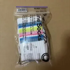 ファミマラインソックス2026春の色ホワイト22-25cm
